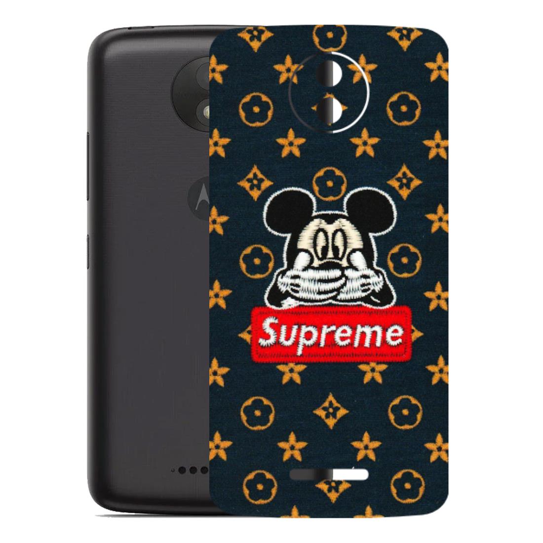 Motorola Phone Skins (All Models) - Mickey Supreme - Matte Finish (M-83) Motorola Moto C Plus