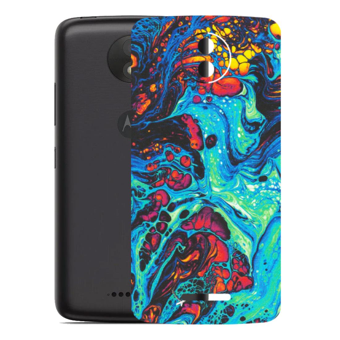 Motorola Phone Skins (All Models) - Majestic Galactic Marbel - Matte Finish (M-85) Motorola Moto C Plus