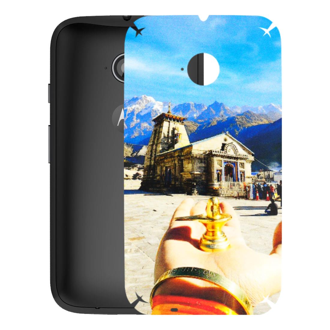 Motorola Phone Skins (All Models) - Beauty of Kedarnath - 3D Embossed Finish (L-108) Motorola Moto E2