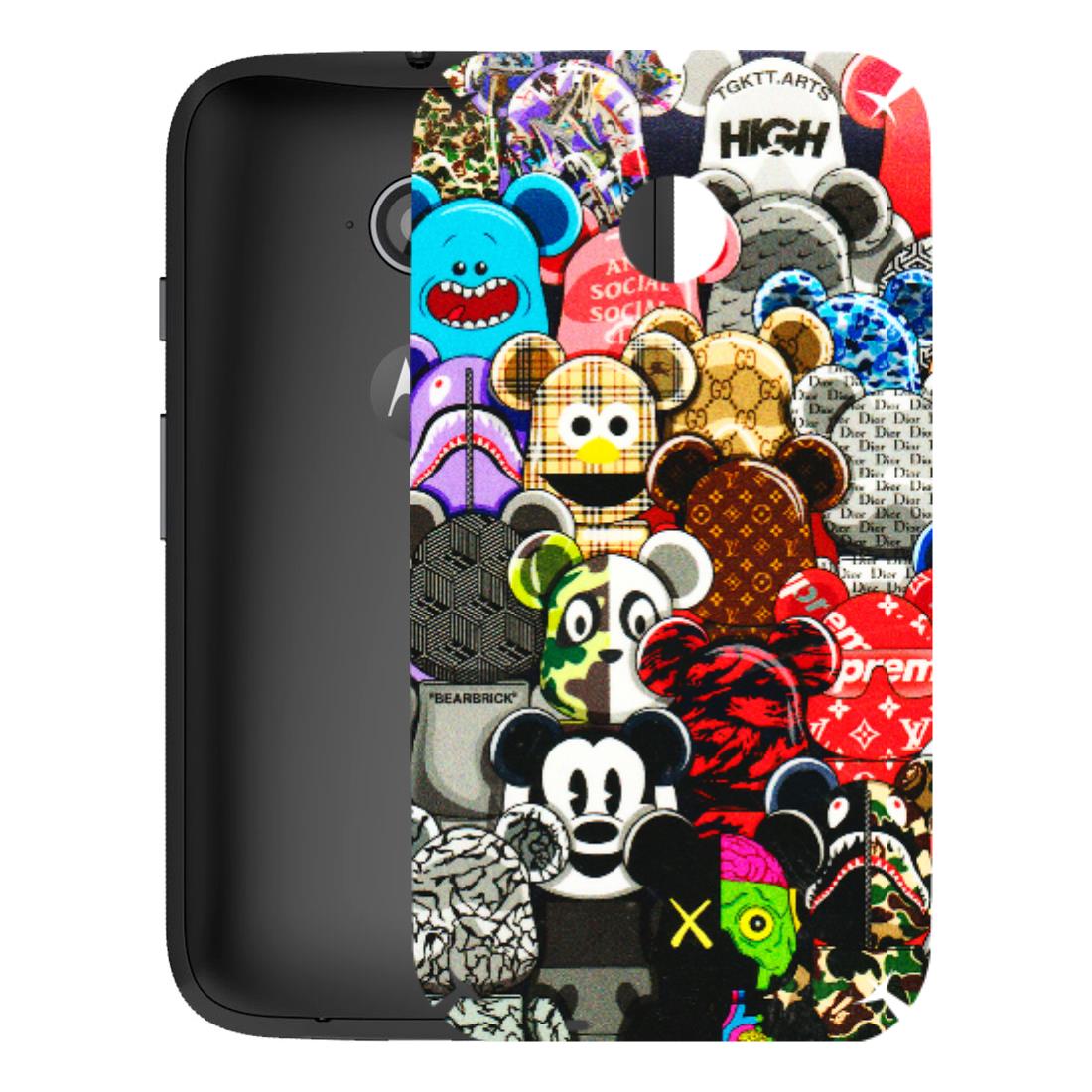 Motorola Phone Skins (All Models) - More Mickey Mouses - 3D Embossed Finish (L-118) Motorola Moto E2