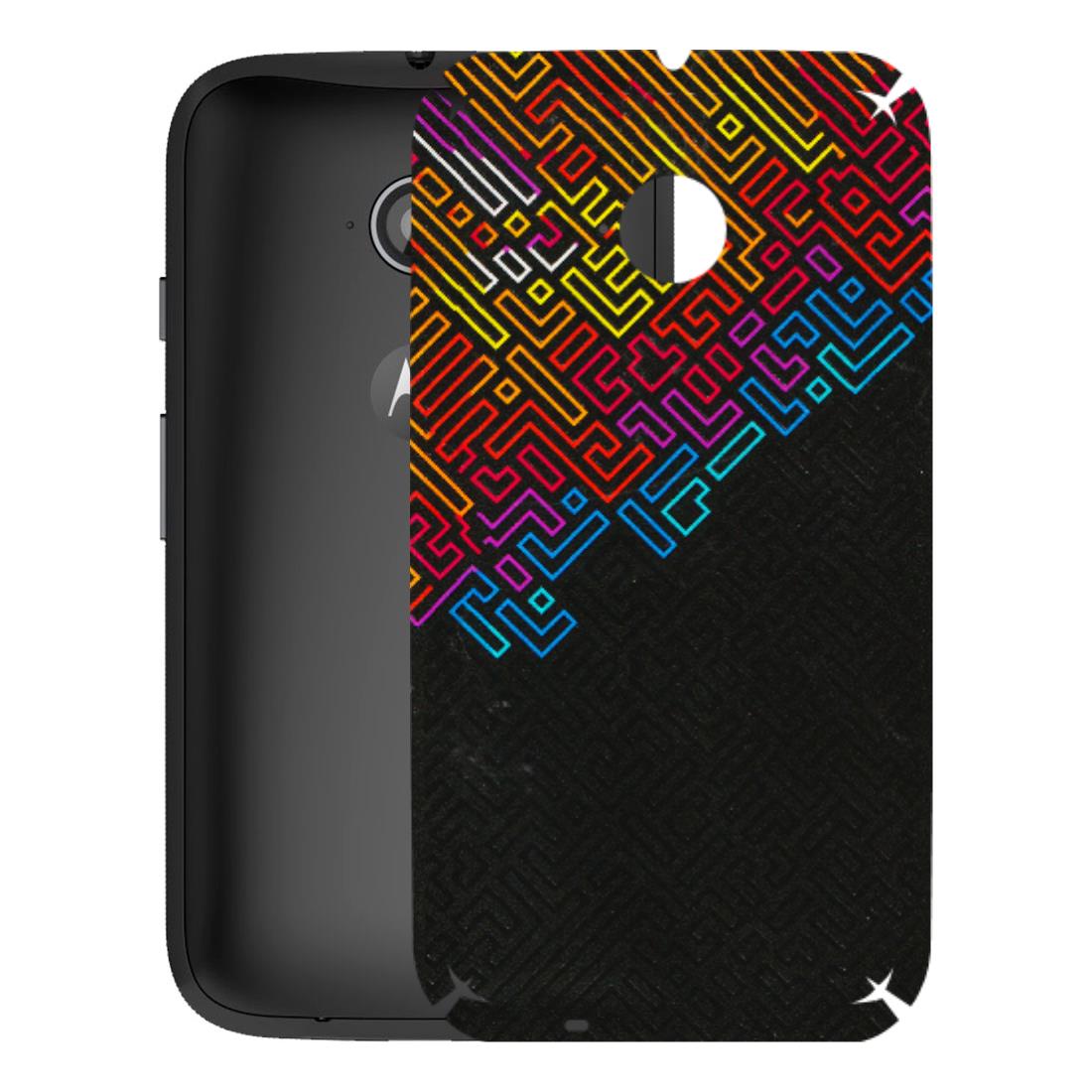 Motorola Phone Skins (All Models) - Dotme Pattern Art - 3D Embossed Finish (L-121) Motorola Moto E2