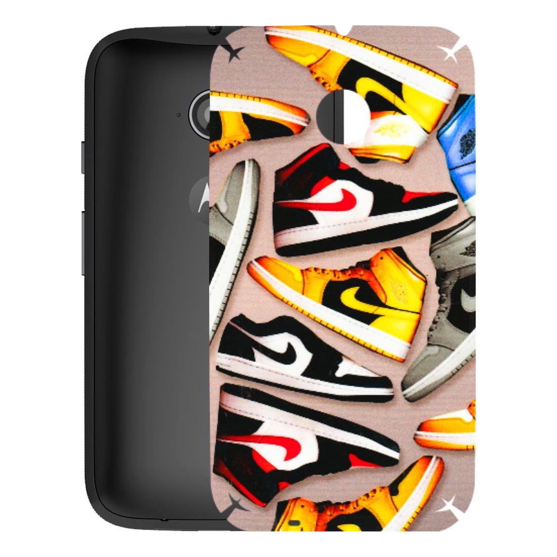Motorola Phone Skins (All Models) - Sneaker Lover - 3D Embossed Finish (L-135) Motorola Moto E2