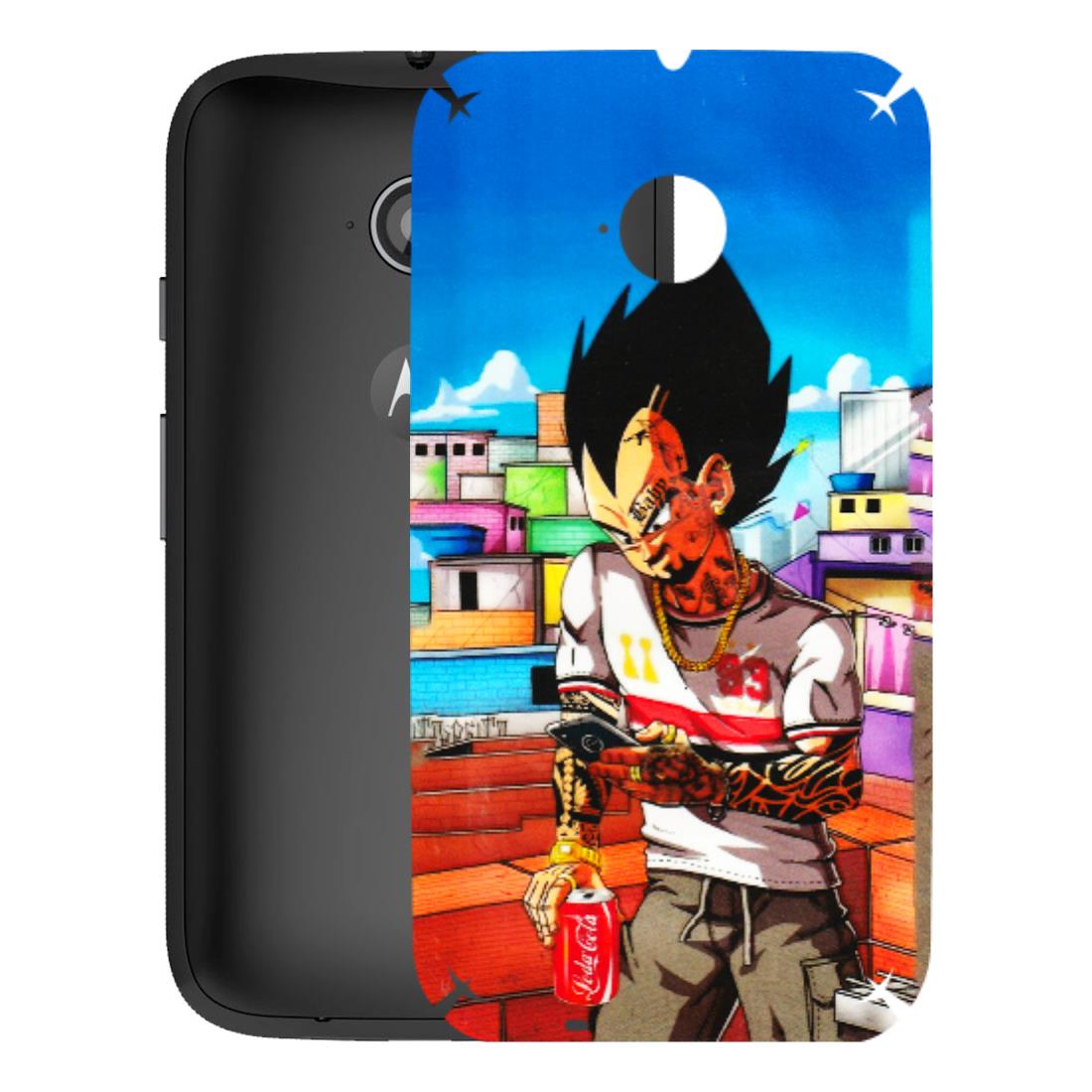 Motorola Phone Skins (All Models) - Vegeta - 3D Embossed Finish (L-136) Motorola Moto E2