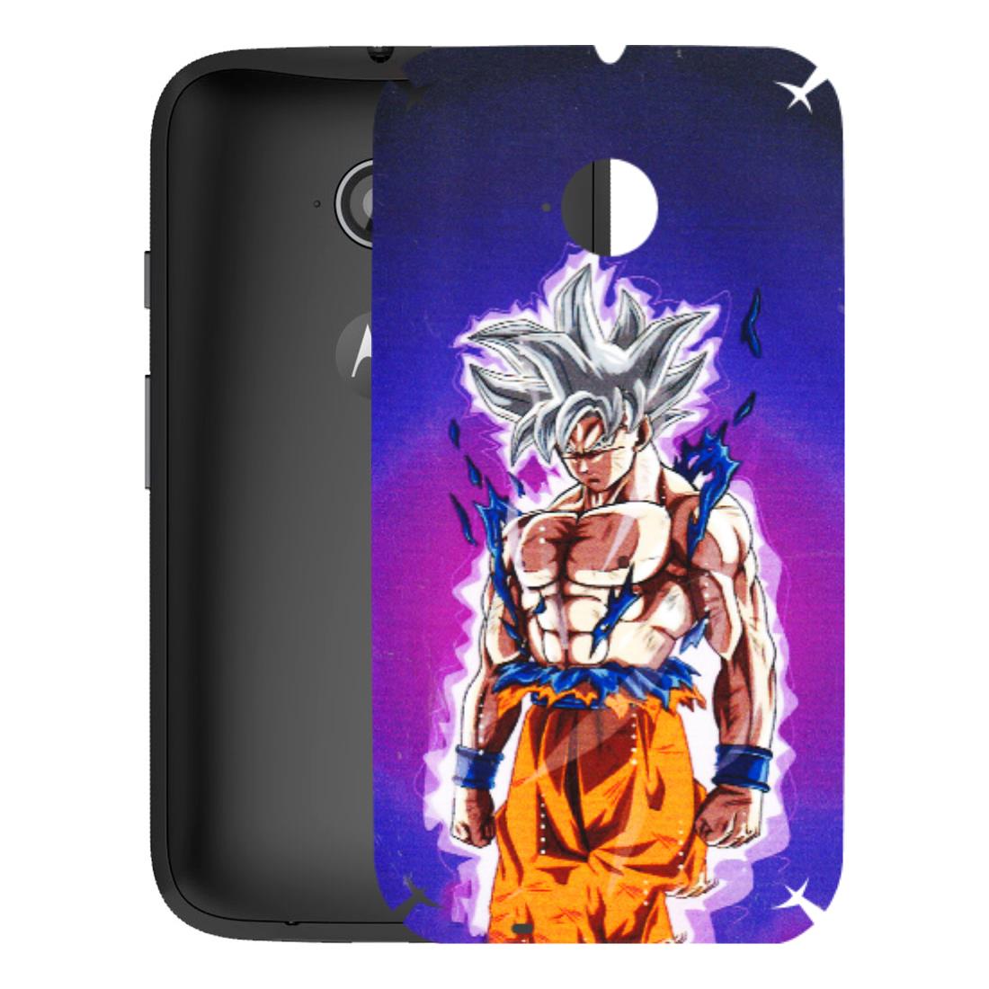 Motorola Phone Skins (All Models) - Goku Purple Anime - 3D Embossed Finish (L-147) Motorola Moto E2