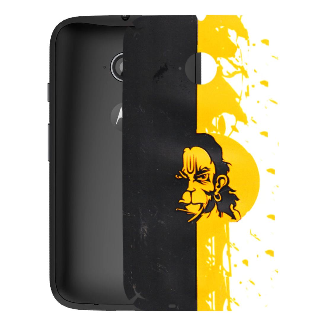 Motorola Phone Skins (All Models) - Bajrangbali - 3D Embossed Finish (L-151) Motorola Moto E2