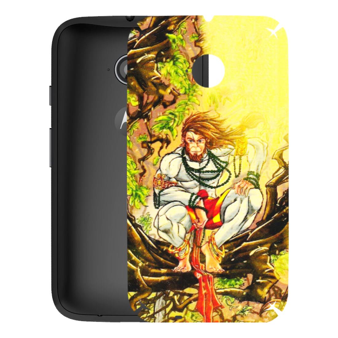 Motorola Phone Skins (All Models) - Lord Hanuman - 3D Embossed Finish (L-152) Motorola Moto E2
