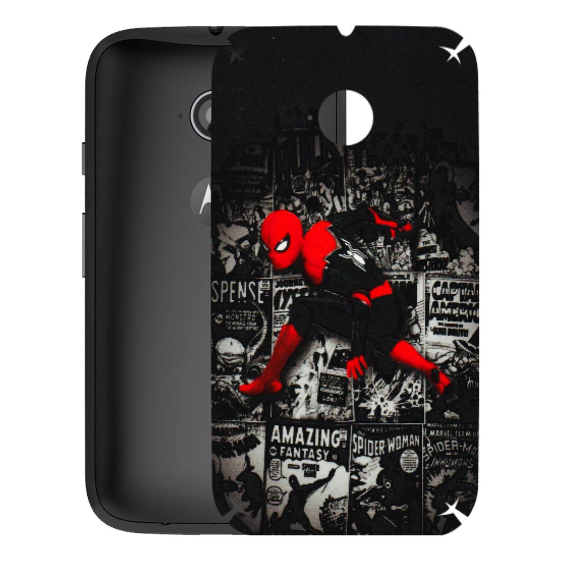 Motorola Phone Skins (All Models) - SpiderMan New - 3D Embossed Finish (L-162) Motorola Moto E2