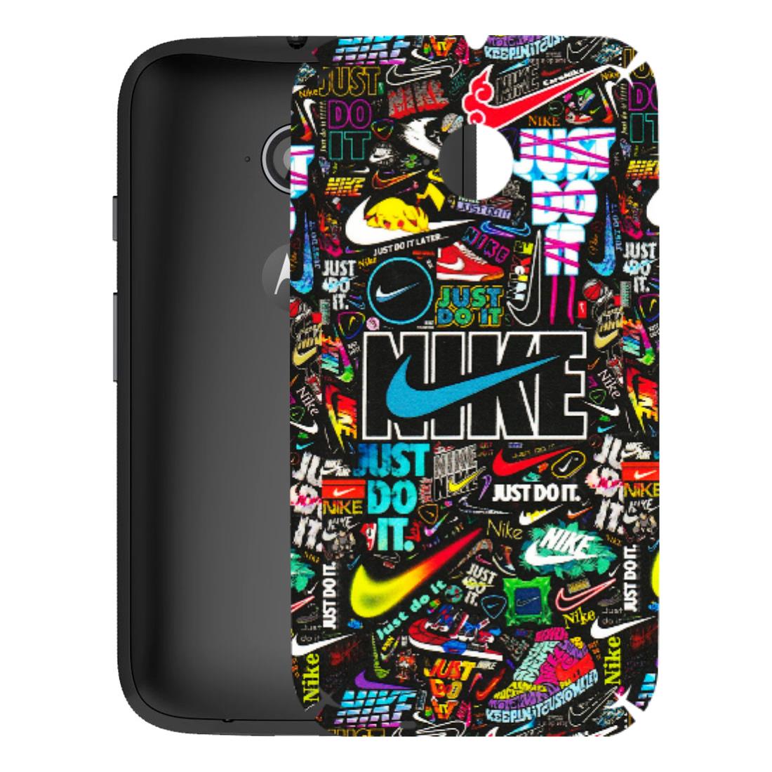 Motorola Phone Skins (All Models) - Just Do It Doodles - 3D Embossed Finish (L-166) Motorola Moto E2