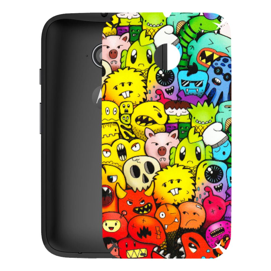 Motorola Phone Skins (All Models) - Angry Funkies - 3D Embossed Finish (L-169) Motorola Moto E2