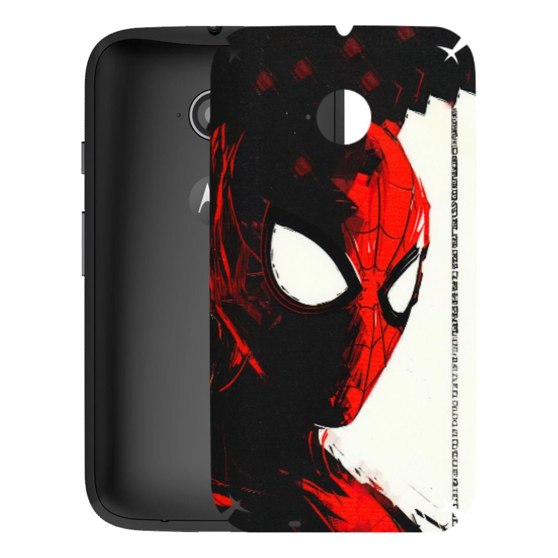Motorola Phone Skins (All Models) - Spiderman Killer Face - 3D Embossed Finish (L-17) Motorola Moto E2