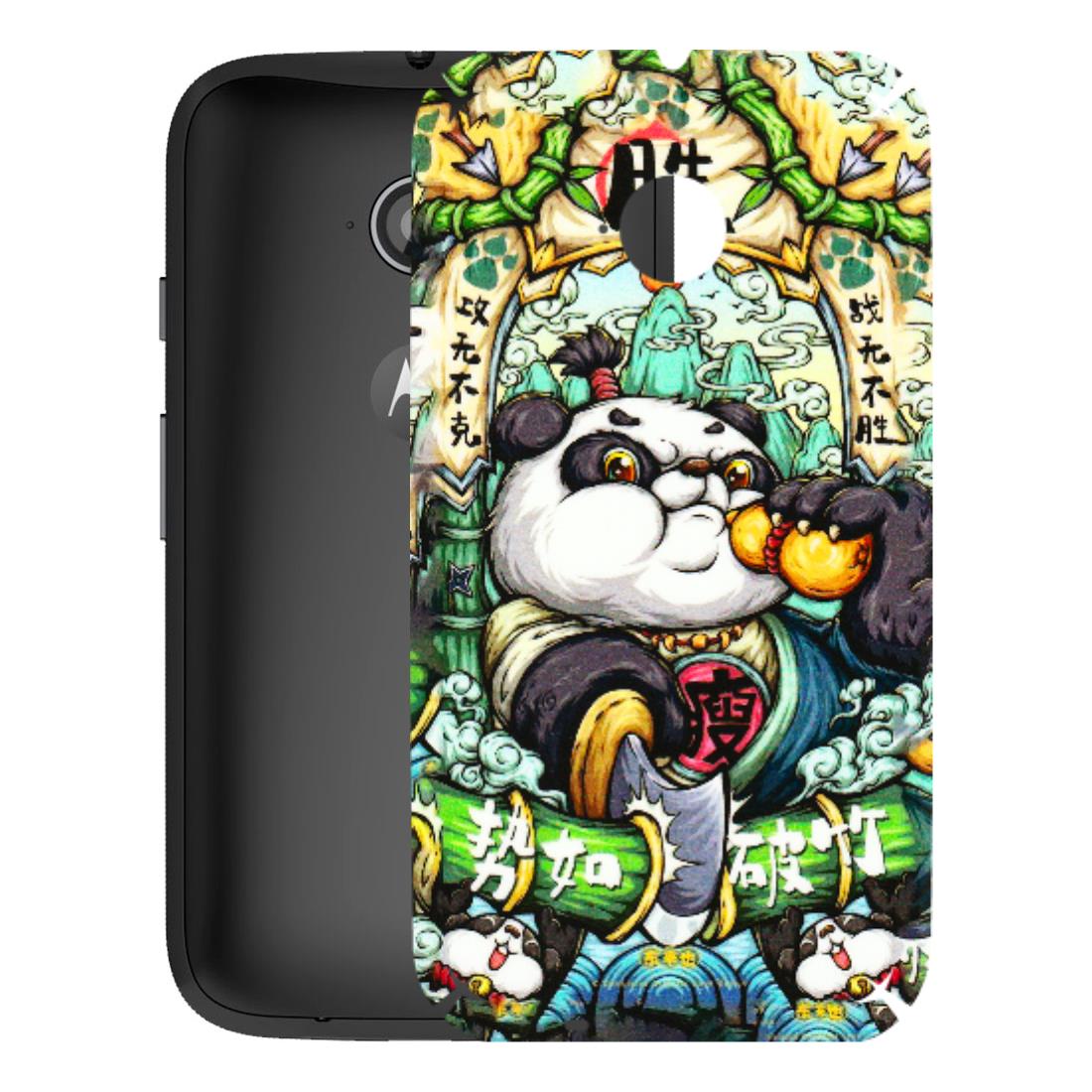 Motorola Phone Skins (All Models) - Royal Rich Panda - 3D Embossed Finish (L-170) Motorola Moto E2