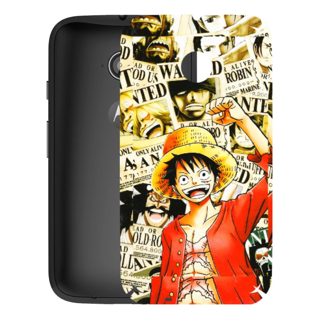 Motorola Phone Skins (All Models) - Luffy Anime - 3D Embossed Finish (L-177) Motorola Moto E2