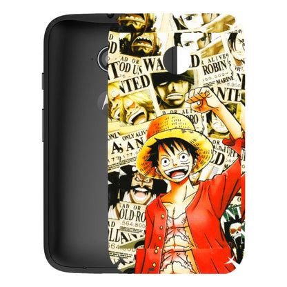 Motorola Phone Skins (All Models) - Luffy Anime - 3D Embossed Finish (L-177) Motorola Moto E2