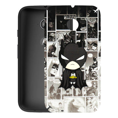 Motorola Phone Skins (All Models) - Toon Batman - 3D Embossed Finish (L-182) Motorola Moto E2