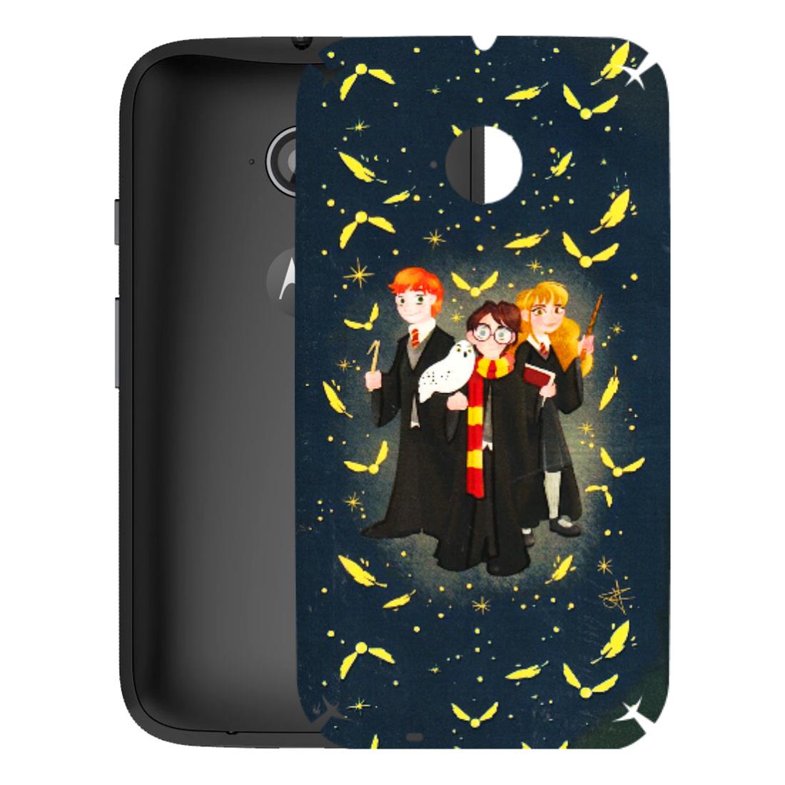 Motorola Phone Skins (All Models) - Harry Potter - 3D Embossed Finish (L-183) Motorola Moto E2
