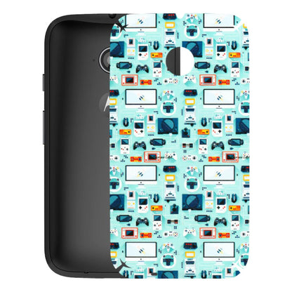 Motorola Phone Skins (All Models) - Gadgets Doodle - 3D Embossed Finish (L-184) Motorola Moto E2