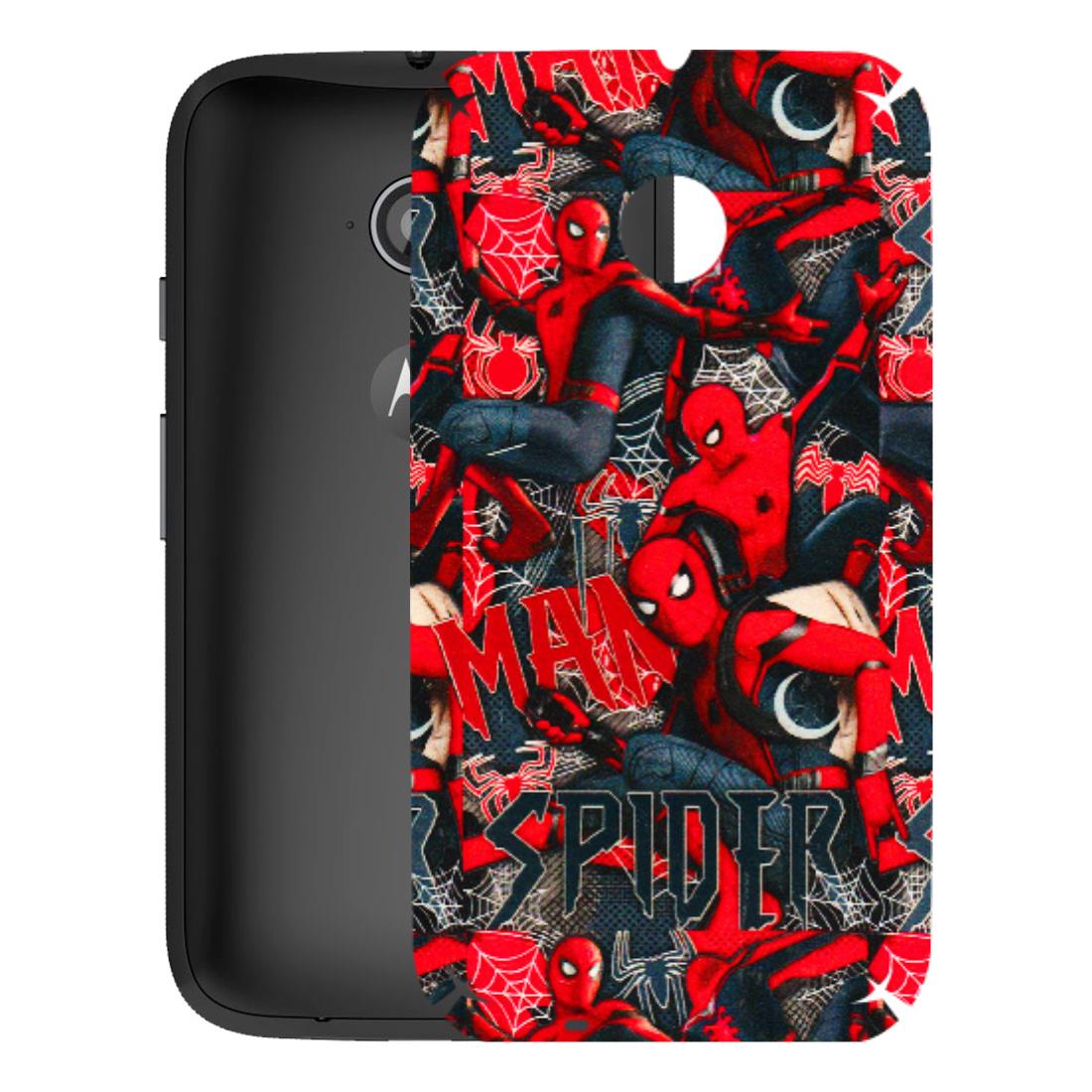 Motorola Phone Skins (All Models) - SpiderMan Cool - 3D Embossed Finish (L-188) Motorola Moto E2