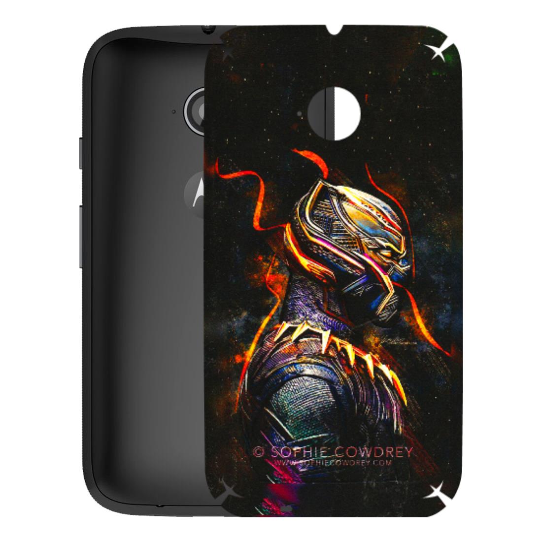 Motorola Phone Skins (All Models) - Black Panther - 3D Embossed Finish (L-190) Motorola Moto E2