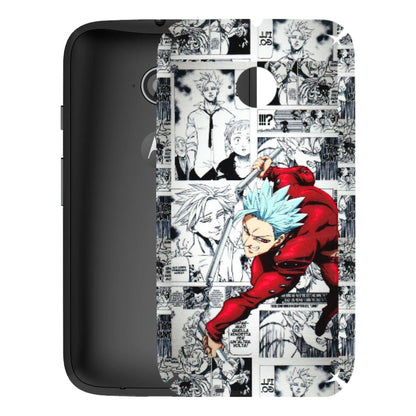 Motorola Phone Skins (All Models) - Anime Comic - 3D Embossed Finish (L-192) Motorola Moto E2
