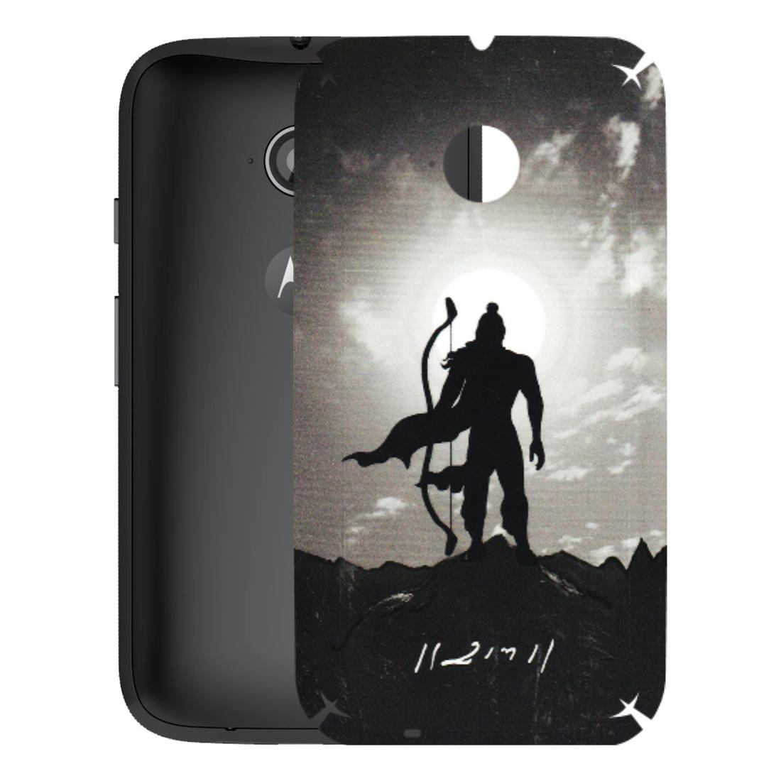 Motorola Phone Skins (All Models) - Jai Siya Ram - 3D Embossed Finish (L-200) Motorola Moto E2