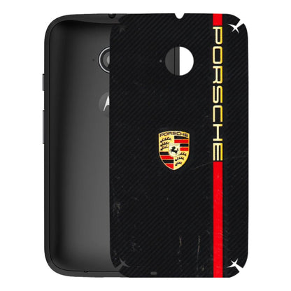 Motorola Phone Skins (All Models) - Premium Porsche - 3D Embossed Finish (L-225) Motorola Moto E2