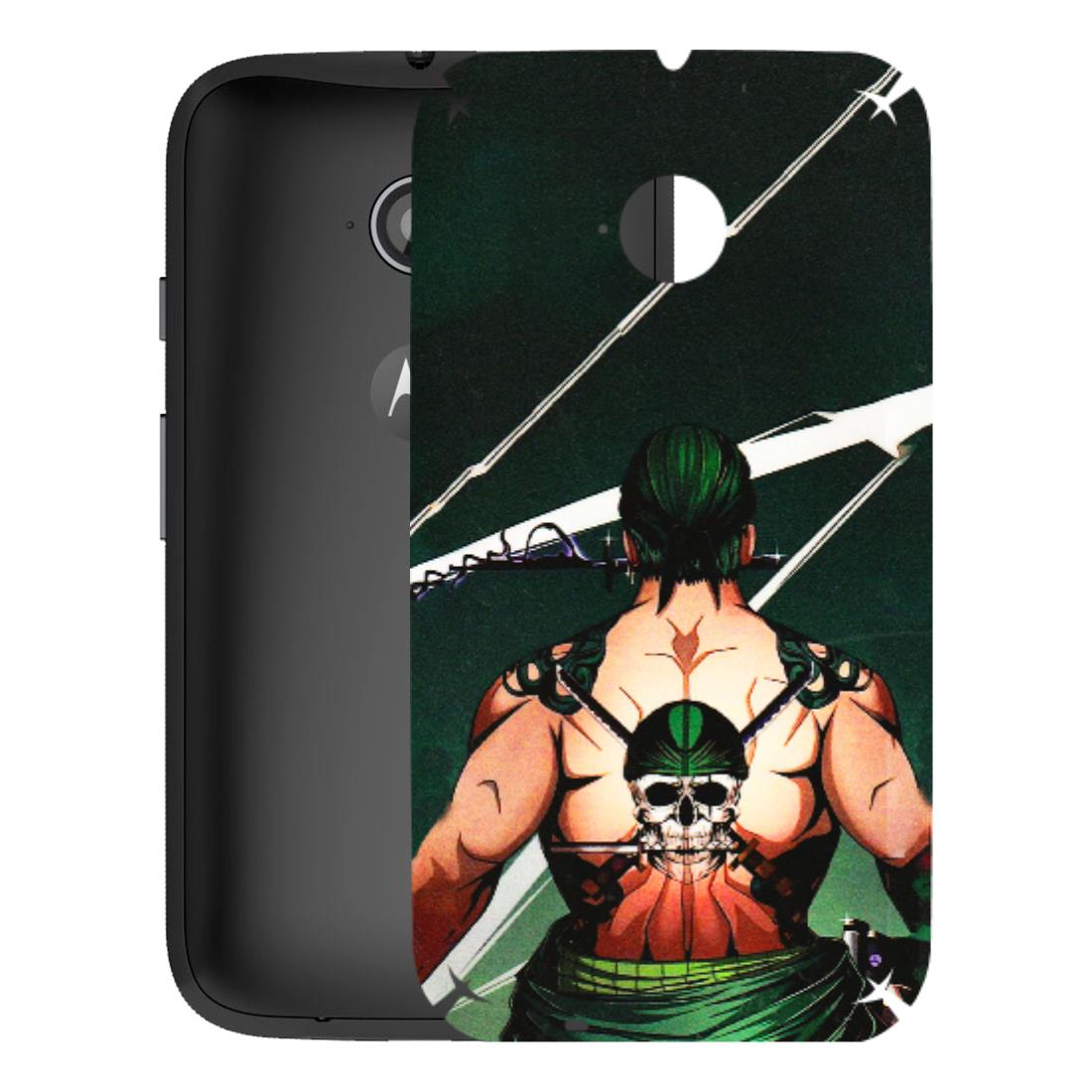 Motorola Phone Skins (All Models) - Zoro Anime - 3D Embossed Finish (L-23) Motorola Moto E2