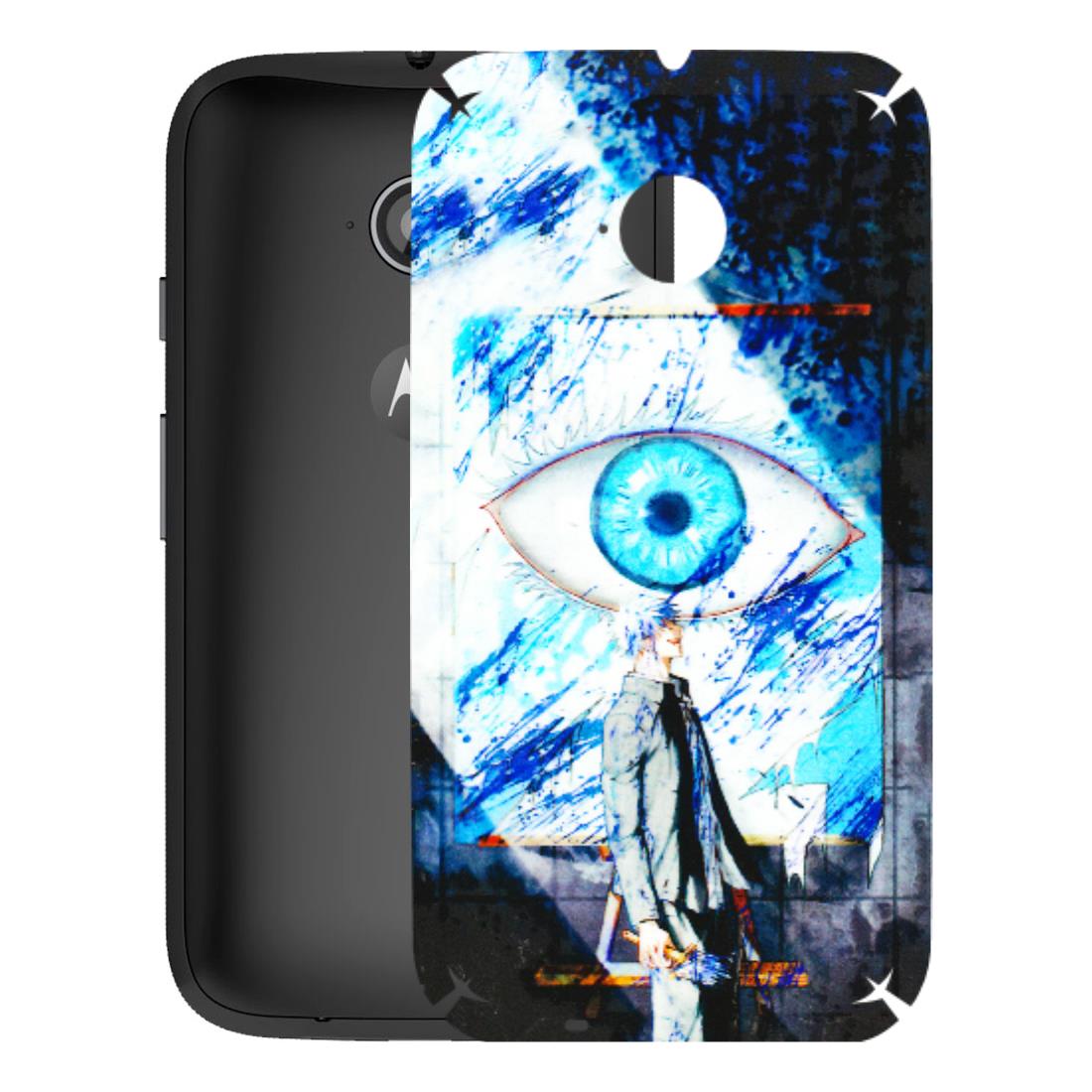 Motorola Phone Skins (All Models) - Gojo Satoru evil eye - 3D Embossed Finish (L-239) Motorola Moto E2