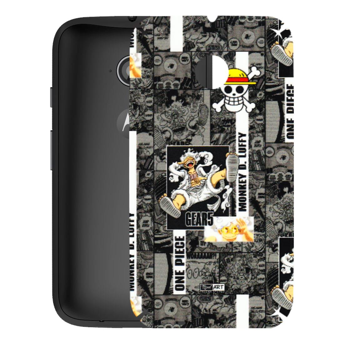 Motorola Phone Skins (All Models) - Cuffy Anime MonkeyCamic - 3D Embossed Finish (L-242) Motorola Moto E2