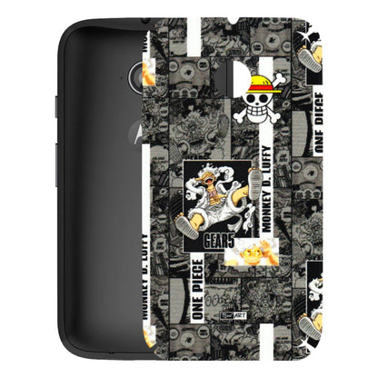 Motorola Phone Skins (All Models) - Cuffy Anime MonkeyCamic - 3D Embossed Finish (L-242) Motorola Moto E2