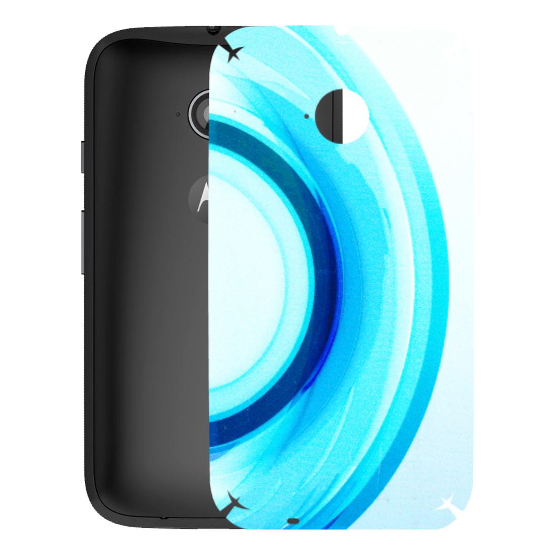 Motorola Phone Skins (All Models) - The Blue Curve - 3D Embossed Finish (L-244) Motorola Moto E2
