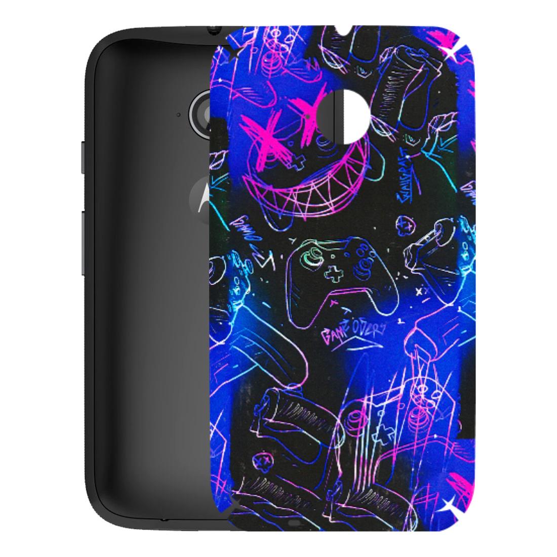 Motorola Phone Skins (All Models) - Gamers Paradise - 3D Embossed Finish (L-258) Motorola Moto E2