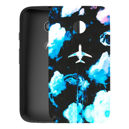 Motorola Phone Skins (All Models) - Travel In Airline - 3D Embossed Finish (L-264) Motorola Moto E2