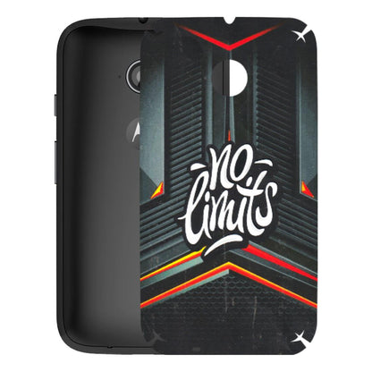 Motorola Phone Skins (All Models) - No Limits - 3D Embossed Finish (L-286) Motorola Moto E2