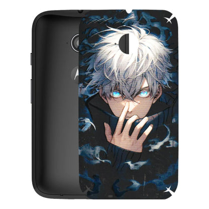 Motorola Phone Skins (All Models) - New Jujutsu Kaisen Anime - 3D Embossed Finish (L-313) Motorola Moto E2