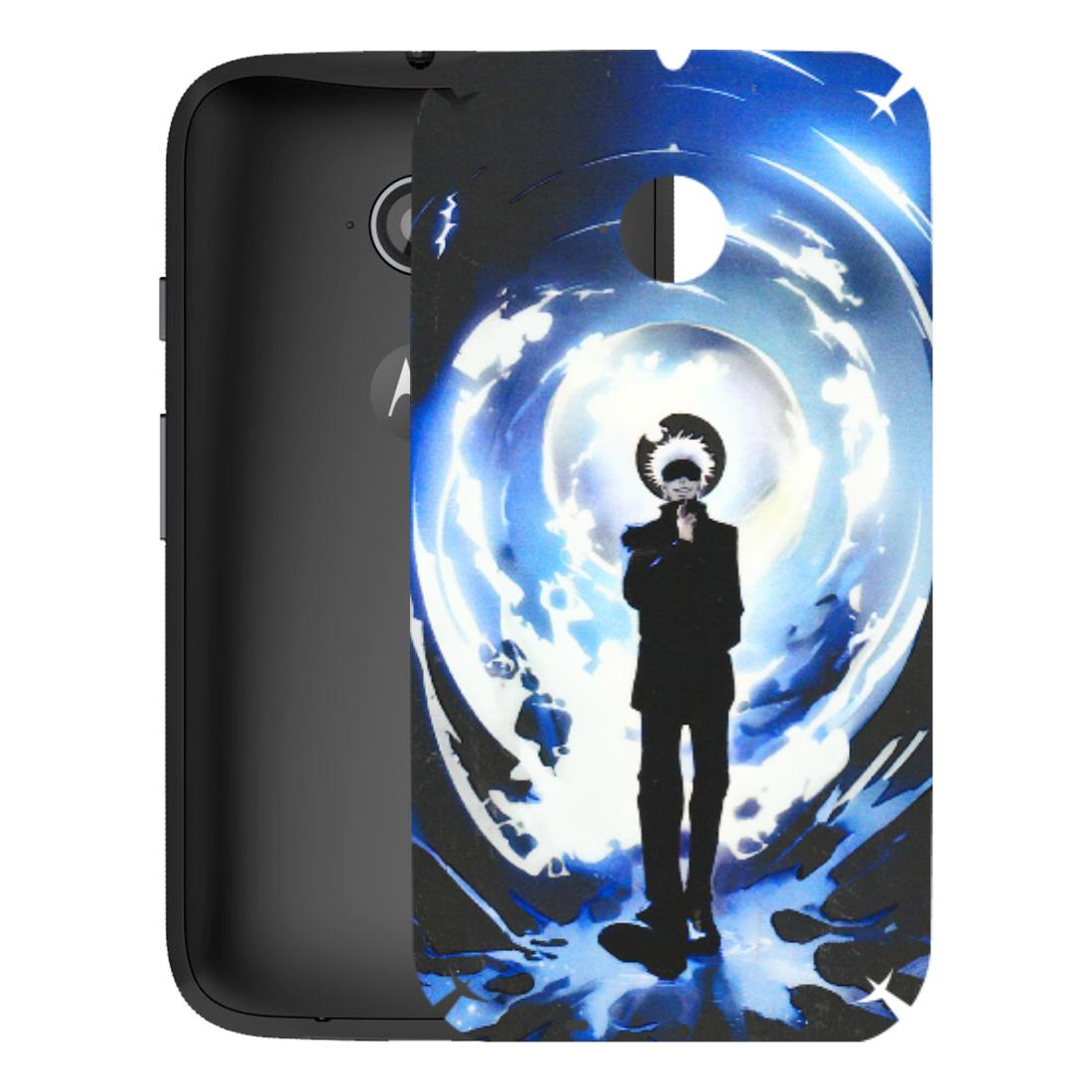 Motorola Phone Skins (All Models) - Jujustu Kaisen Anime Manga - 3D Embossed Finish (L-317) Motorola Moto E2