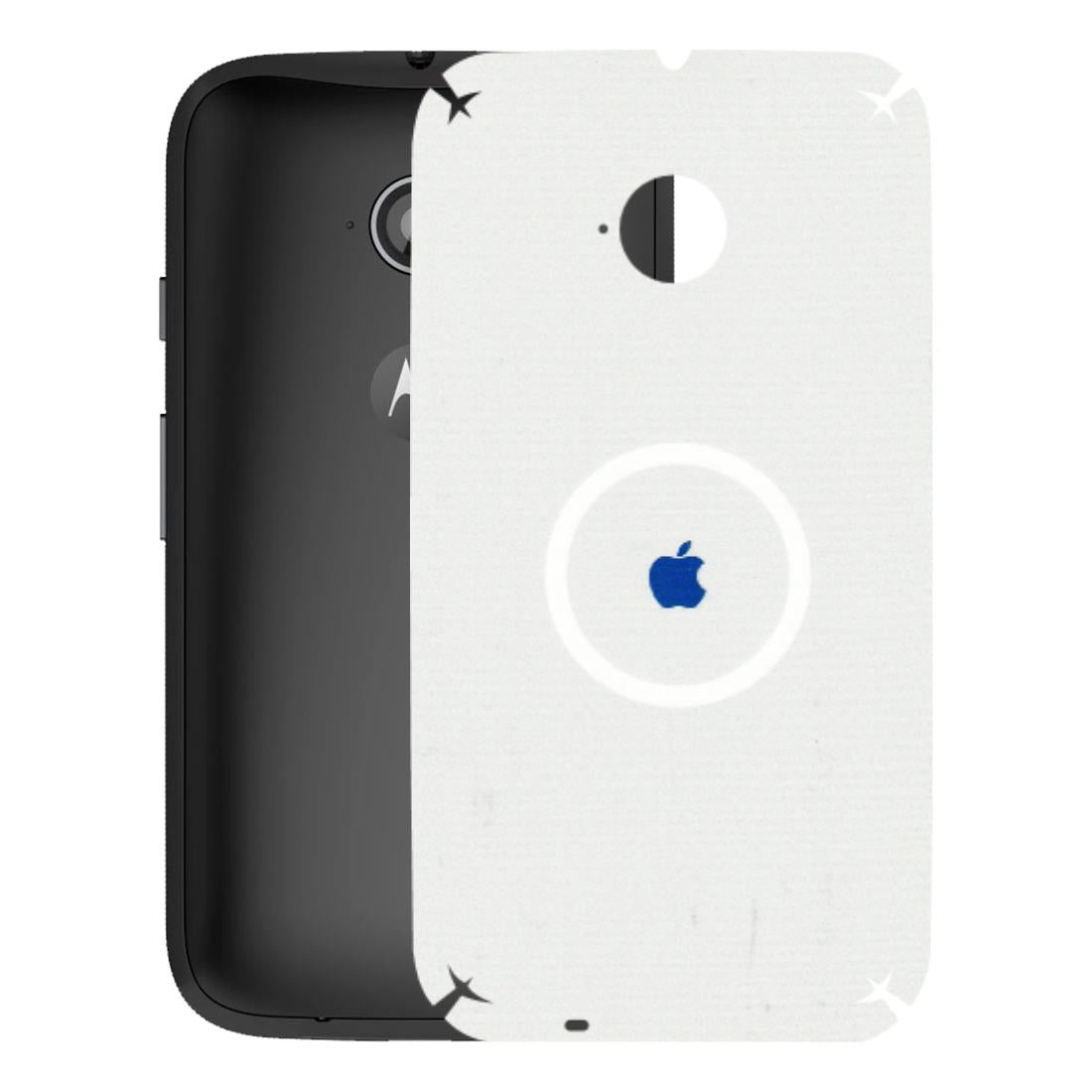 Motorola Phone Skins (All Models) - iPhone Magsafe Logo - 3D Embossed Finish (L-320) Motorola Moto E2