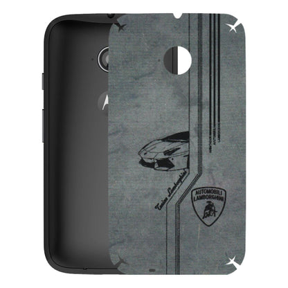 Motorola Phone Skins (All Models) - New Lamborgini Aventador - 3D Embossed Finish (L-321) Motorola Moto E2
