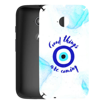 Motorola Phone Skins (All Models) - Evil Eye Good Things Are Coming - 3D Embossed Finish (L-322) Motorola Moto E2