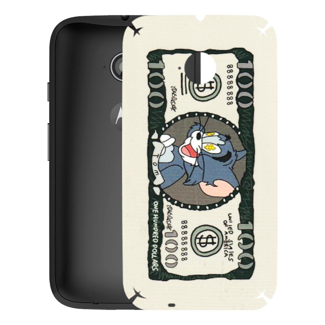 Motorola Phone Skins (All Models) - Tom Hundred Dollar - 3D Embossed Finish (L-324) Motorola Moto E2