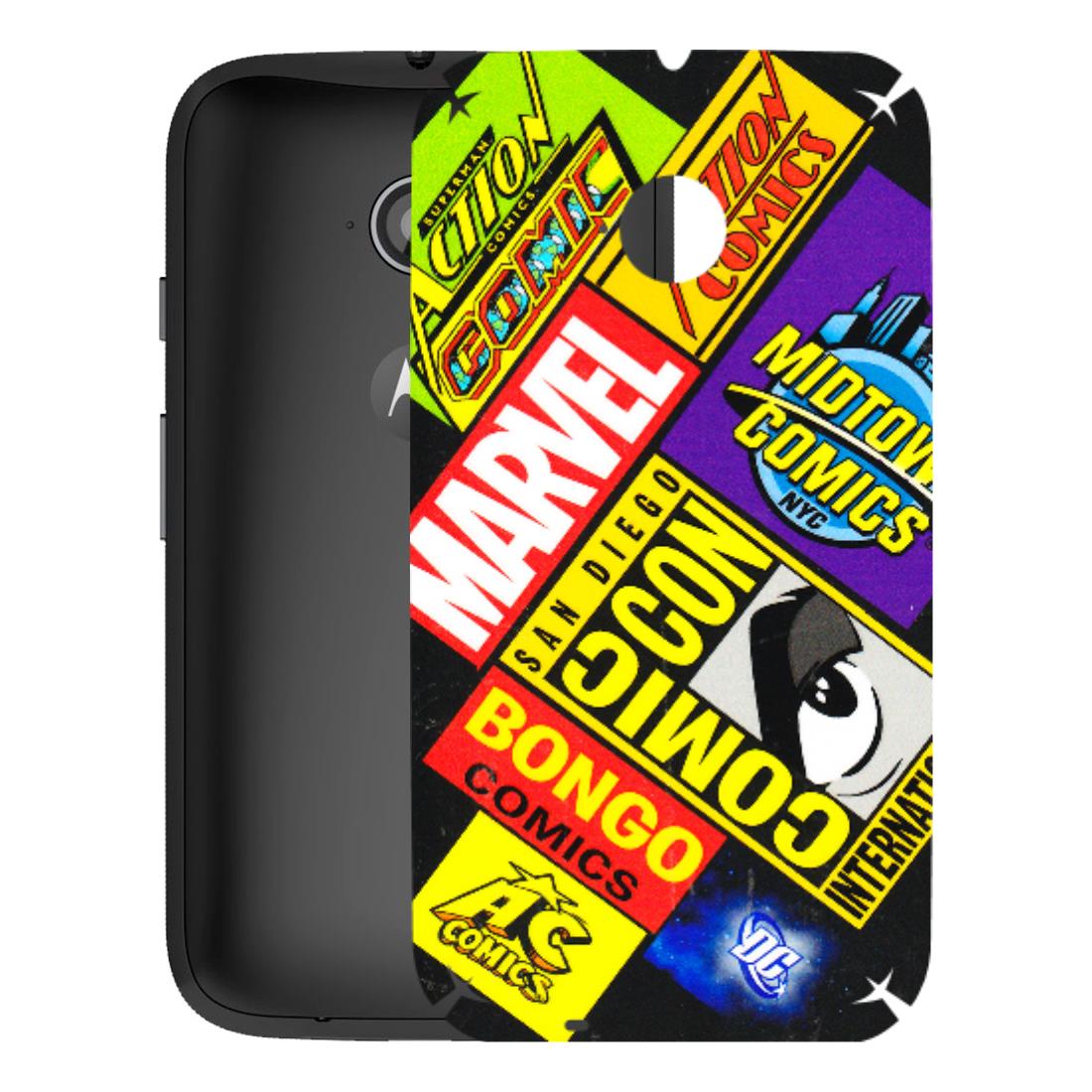 Motorola Phone Skins (All Models) - Bongo Comic Con - 3D Embossed Finish (L-325) Motorola Moto E2