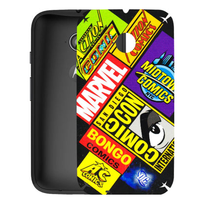 Motorola Phone Skins (All Models) - Bongo Comic Con - 3D Embossed Finish (L-325) Motorola Moto E2