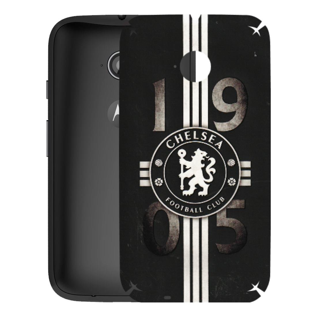 Motorola Phone Skins (All Models) - Chelsea Fan Club - 3D Embossed Finish (L-36) Motorola Moto E2