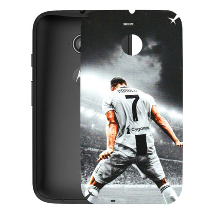 Motorola Phone Skins (All Models) - Ronaldo CR7 Crazy - 3D Embossed Finish (L-44) Motorola Moto E2