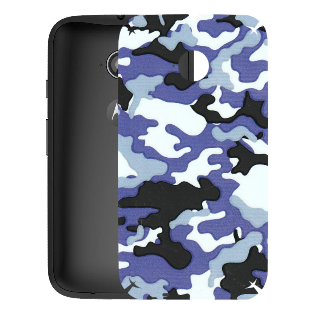 Motorola Phone Skins (All Models) - Powerfull Military Camoflauge - 3D Embossed Finish (L-49) Motorola Moto E2
