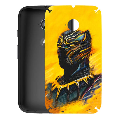 Motorola Phone Skins (All Models) - Yellow Panther - 3D Embossed Finish (L-54) Motorola Moto E2