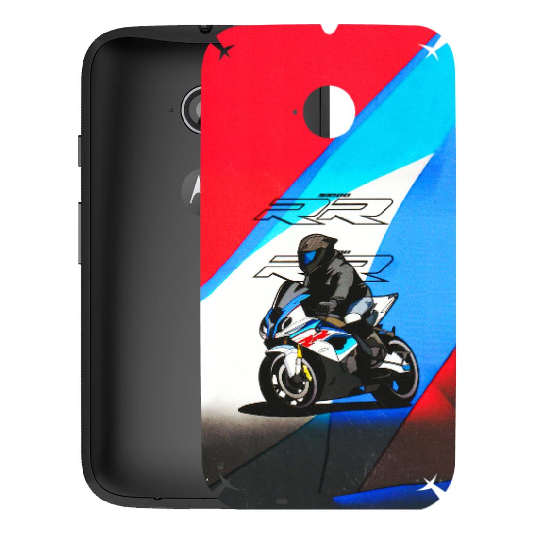 Motorola Phone Skins (All Models) - Bikers Love - 3D Embossed Finish (L-58) Motorola Moto E2