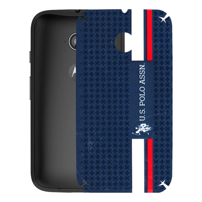 Motorola Phone Skins (All Models) - US POLO Designer Brand - 3D Embossed Finish (L-65) Motorola Moto E2