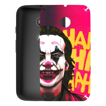 Motorola Phone Skins (All Models) - Joker Evil Laugh - 3D Embossed Finish (L-97) Motorola Moto E2