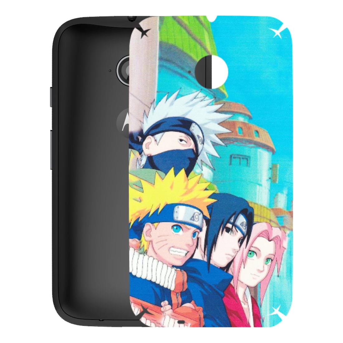 Motorola Phone Skins (All Models) - Team Minato And Kakashi - Matte Finish (M-101) Motorola Moto E2