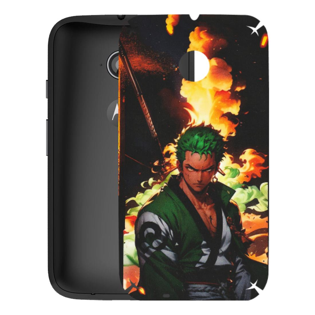 Motorola Phone Skins (All Models) - Roronoa Zoro - Matte Finish (M-102) Motorola Moto E2